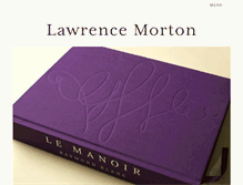Tablet Screenshot of lawrencemorton.com
